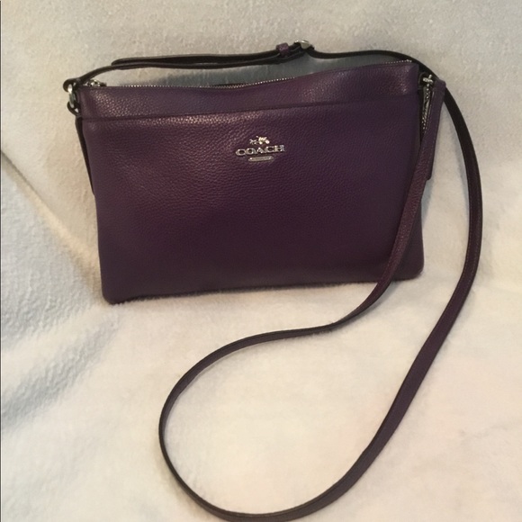 coach plum crossbody